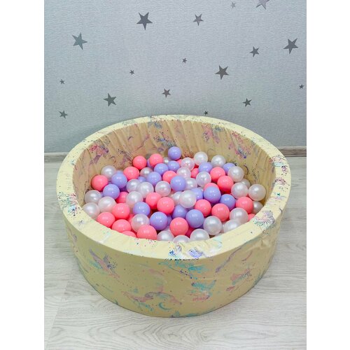 Детский сухой бассейн Boobo.kids 85х30 см с комплектом из 150 шаров.