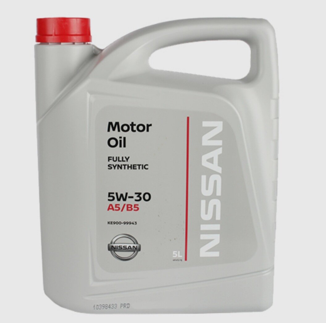 Синтетическое моторное масло Nissan 5W-30 FS A5/B5, 5 л