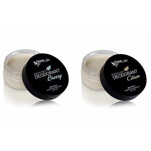 ChocoLatte Набор натуральных дезодорантов для тела Breezy лотос и Citron вербена петитгрейн 2 штуки 799₽