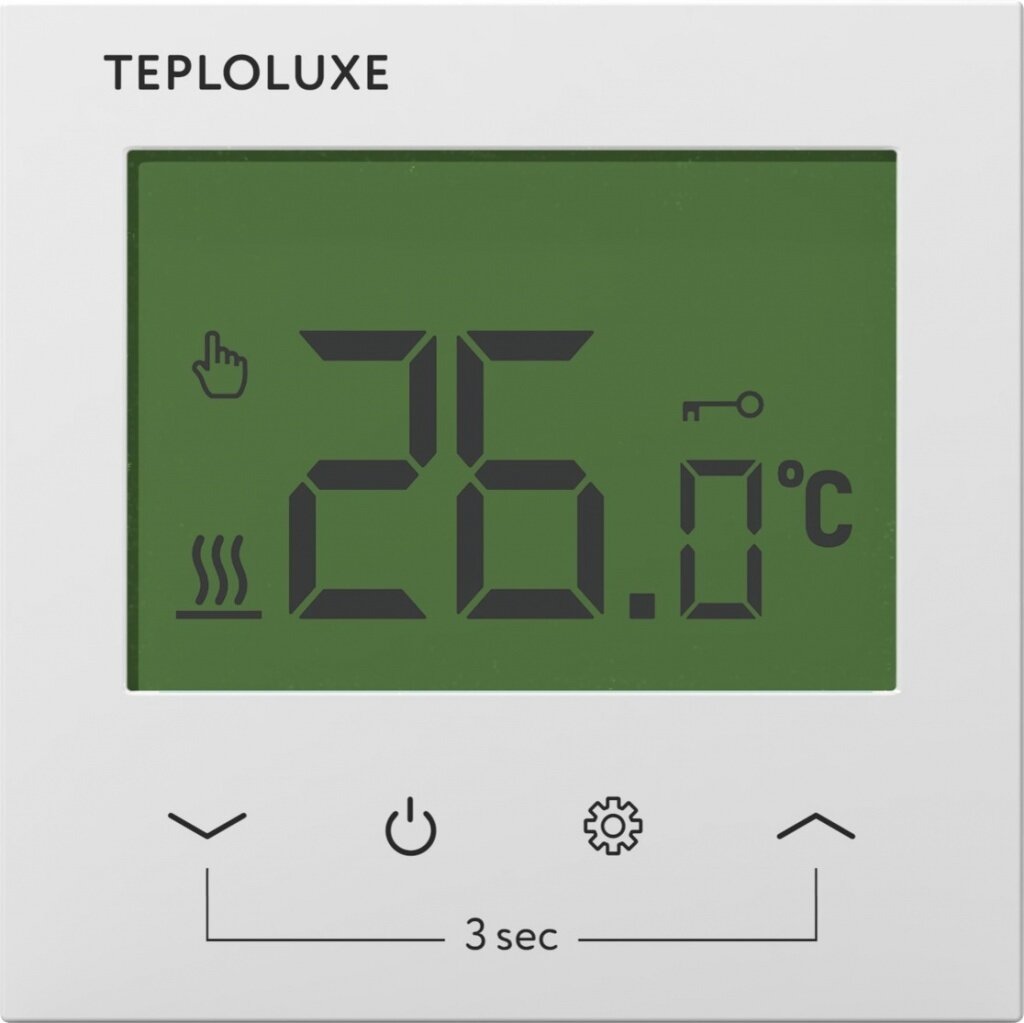 Терморегулятор для теплого пола Теплолюкс PONTUS белый