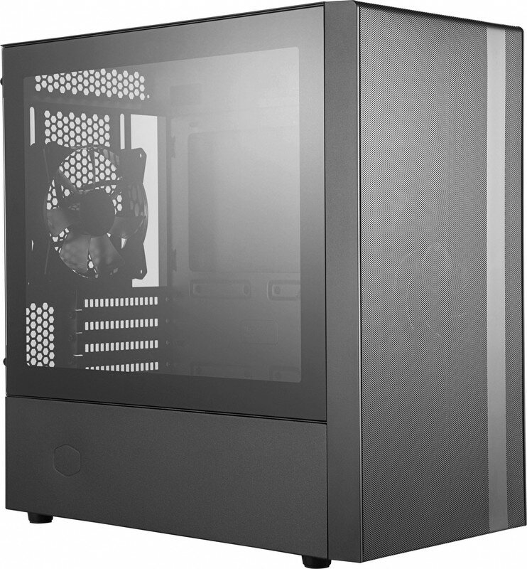 Корпус Cooler Master MasterBox NR400 w/o ODD черный без БП mATX 4x120mm 4x140mm 2xUSB3.0 audio bott PSU