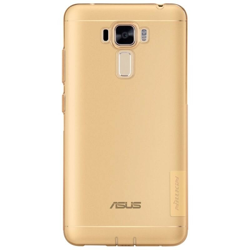 Накладка силиконовая Nillkin Nature TPU Case для Asus Zenfone 3 Laser ZC551KL прозрачно-золотая