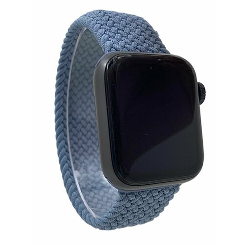 Нейлоновый ремешок для Apple Watch 1-9 / SE (38/40/41 мм), без застежки, синий, размер S