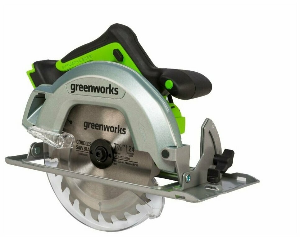 Пила циркулярная Greenworks GD24CS