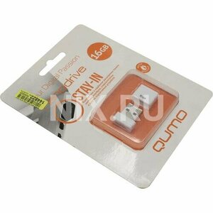 Флешка Qumo nanoDrive QM16GUD-NANO-W 16 Гб White