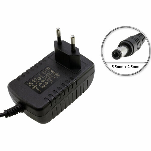 Зарядное устройство 29.4V, 1A, 5.5mm x 2.5mm (HLT-180-2941000, CP2910, CP2910FVW), встр. вилка, электросамоката Hiper Slim VX560, VX581, VX660, VX880, Hiper Stark DX650 черный