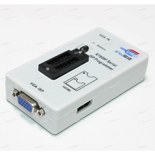 RT809F (NAND, EEPROM, MCU, for VGA LCD), Программатор/отладчик внутрисхемный