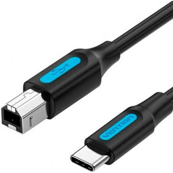 Кабель USB 3.1 Тип C - USB 2.0 Тип B Vention CQUBH 2.0m