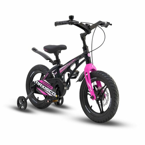 Велосипед MAXISCOO COSMIC Deluxe Plus 14 2024 Черный Жемчуг MSC-C1432D Рост 90-110 см 16900₽