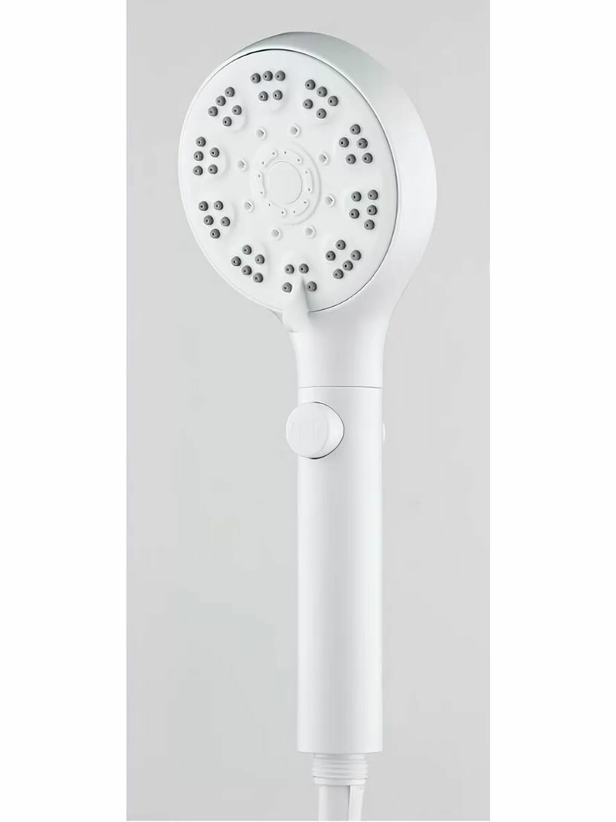 фото Лейка для душа 6 режимов массажная MEGAPLANE Белая