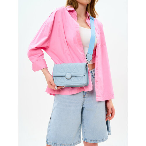 Сумка кросс-боди Coveri World, фактура гладкая, фиолетовый