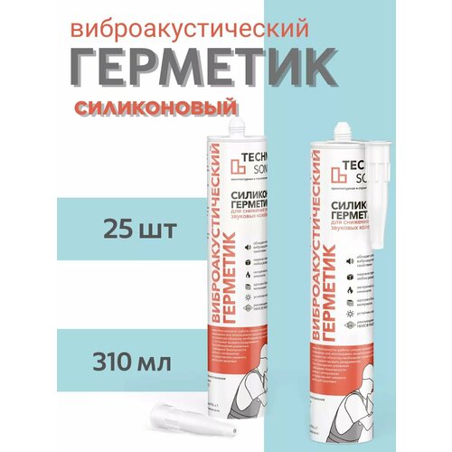 Герметик силиконовый Сонетик Sonetik Силикон 310 мл 25 шт 18609₽