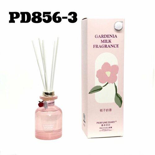 Ароматический диффузор PERFUME DIARY PD856-3 GARDENIA MILK FRAGRANCE с палочками 80 мл 1 шт 1139₽