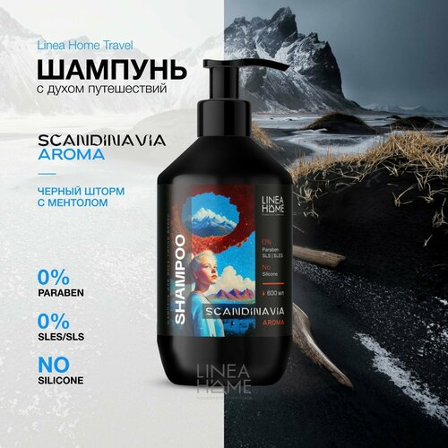 Шампунь для волос TRAVEL SCANDINAVIA AROMA, 600 мл
