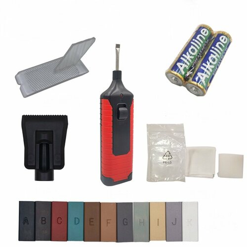 Набор для ремонта плитки и ламината, 17 предметов (11 цветов)