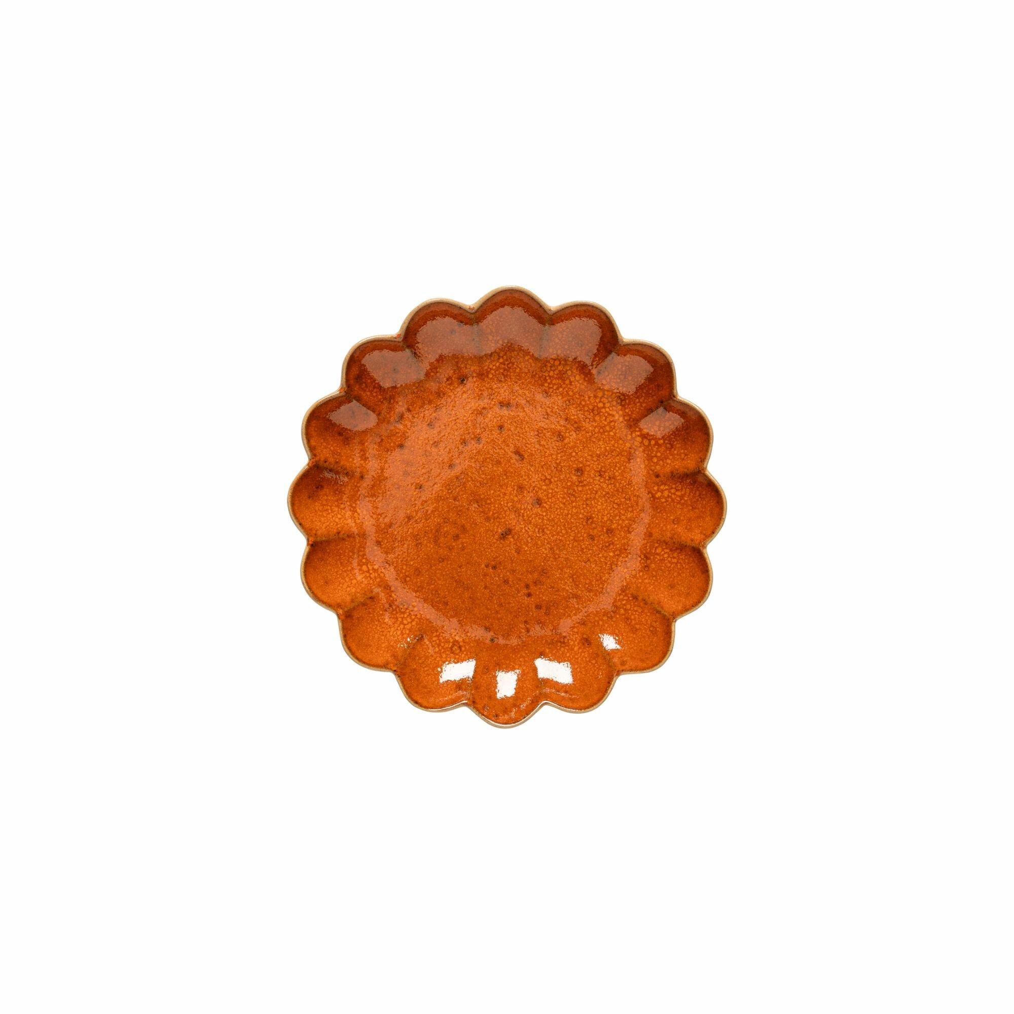 Тарелка для закусок и сервировки стола керамическая COSTA NOVA Marrakesh Appetizer plate 188 см коричневая