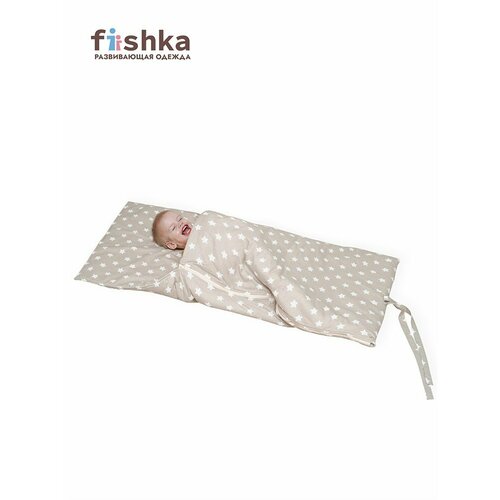 Fiishka Спальник детский Casa M Звезды с бежевым
