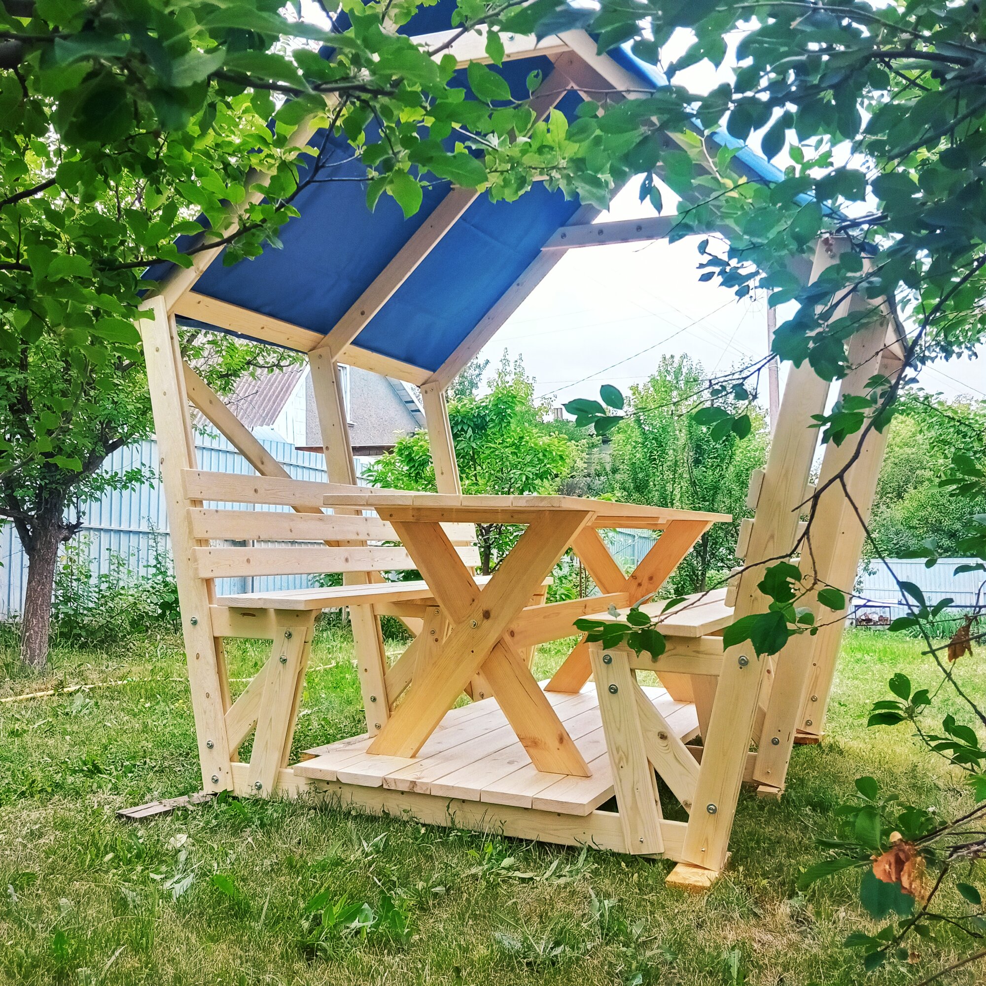 фото Беседка рускеа Донская 1 комплект для сборки