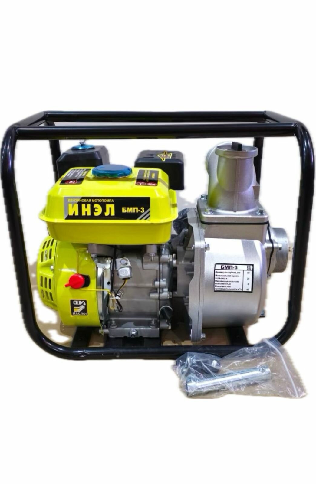 фото Бензиновая мотопомпа "инэл" БМП-3