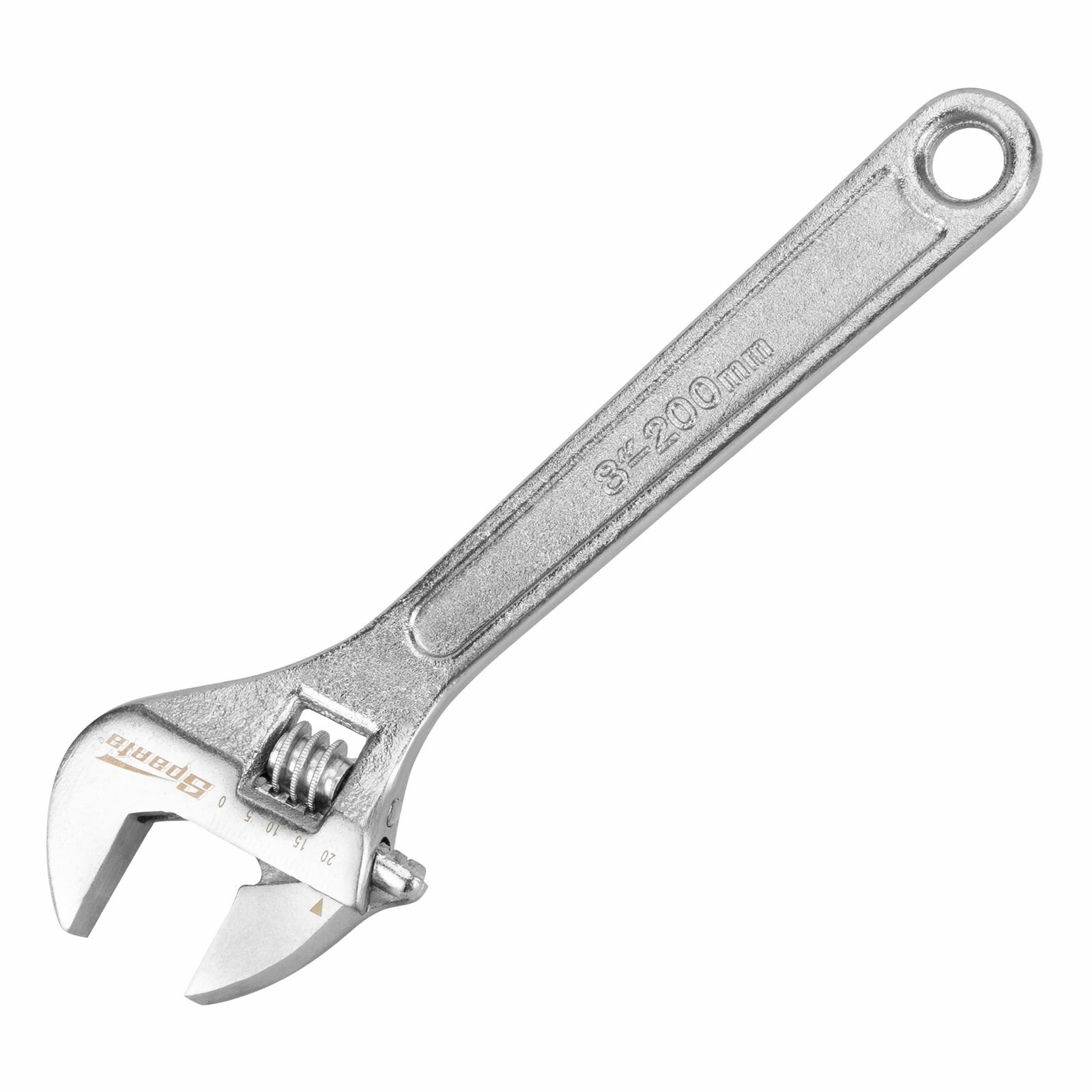 Ключ разводной Sparta размер 200 мм хромированное покрытие (155255)