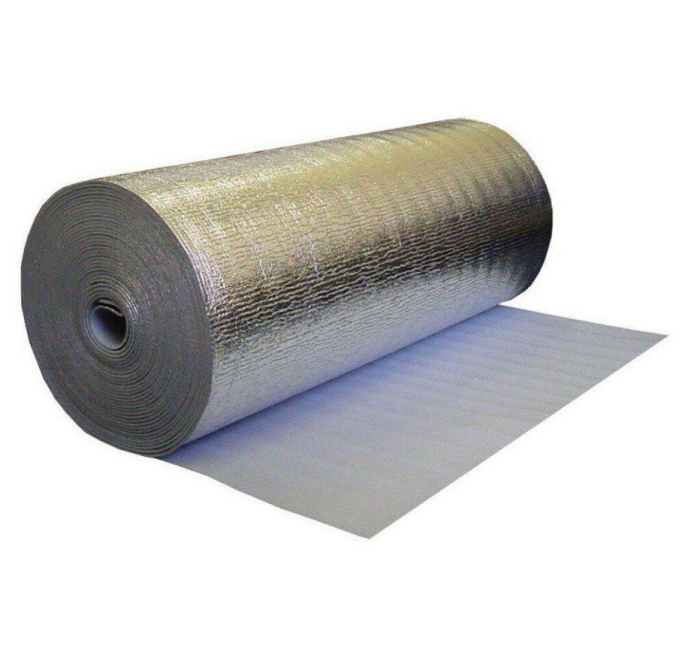 фото Отражающая изоляция ППИ-ПЛ металлизированная 3 мм, 1х30 м (30 м2/рул), рул