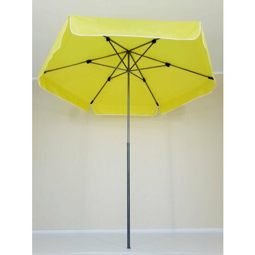 Зонт Руслана круглый D2,4 м желтый