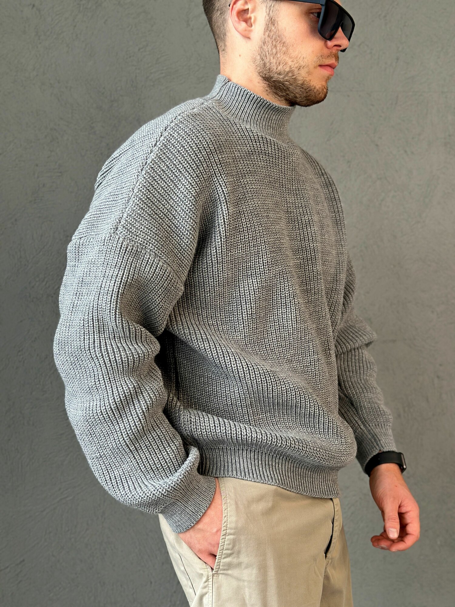 Свитер BRANKI, размер 44-50, , серый/серый — фото 1