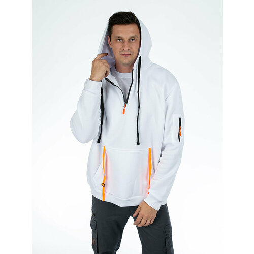 фото Толстовка modniki толстовка, размер 2xl-54, , белый