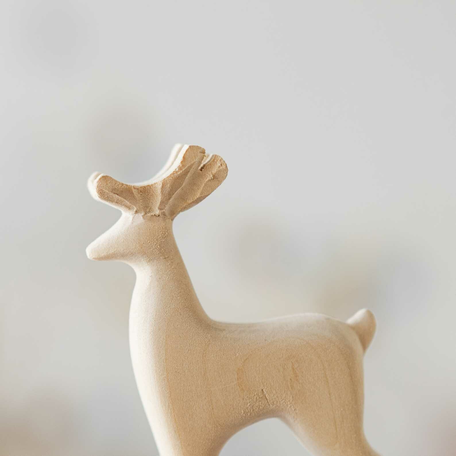 Деревянная фигурка "Олень", благое дело, 13 см, липа — фото 1