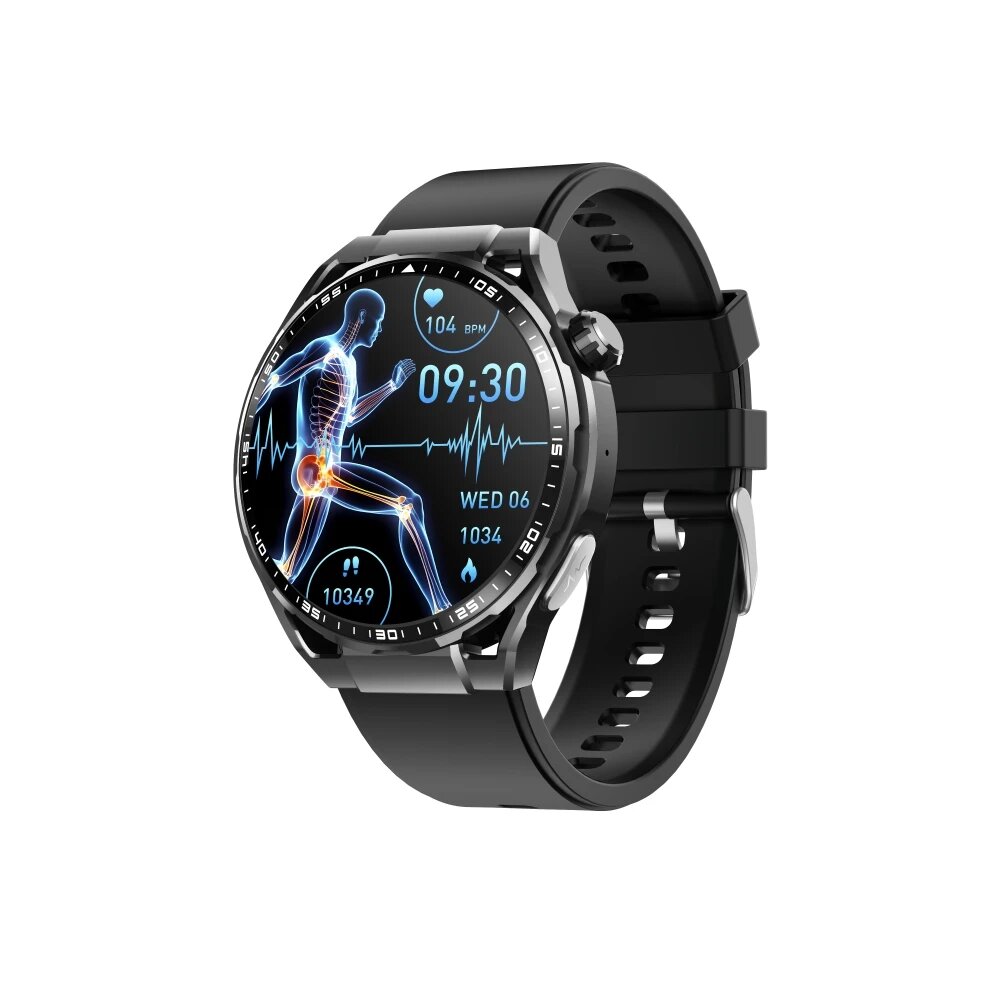 Schbit умные часы F300 для контроля глюкозы Black smart watch