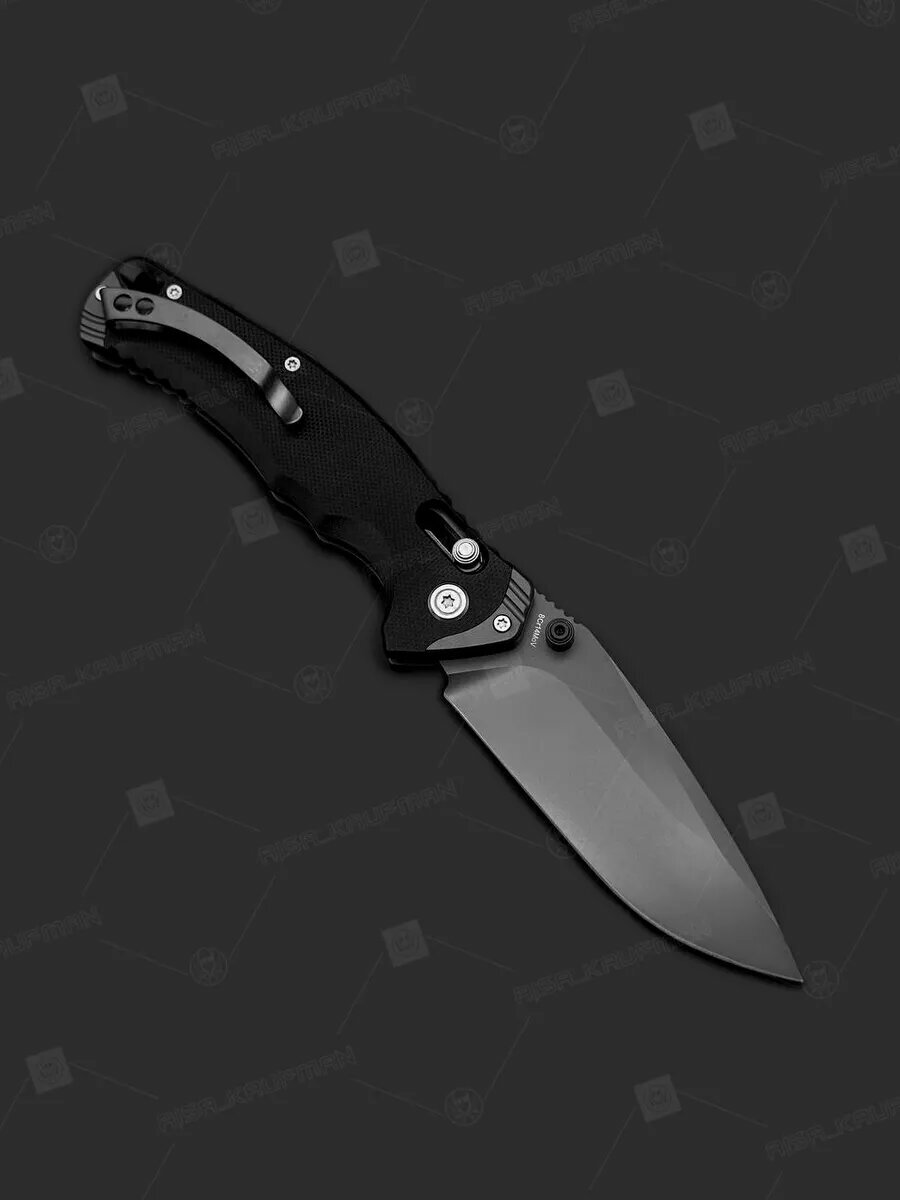 Складной нож Boker Magnum, туристический, тактический, замок Axis-Lock, рукоять G-10, сталь 8Cr13MoV, черный, edc — фото 1