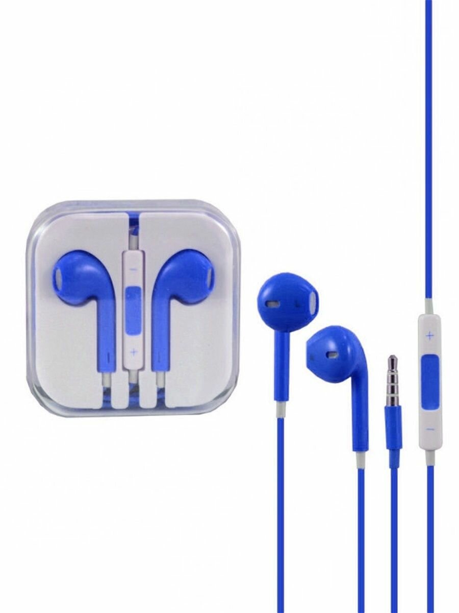 Наушники проводные для телефона c микрофоном Jack 3.5