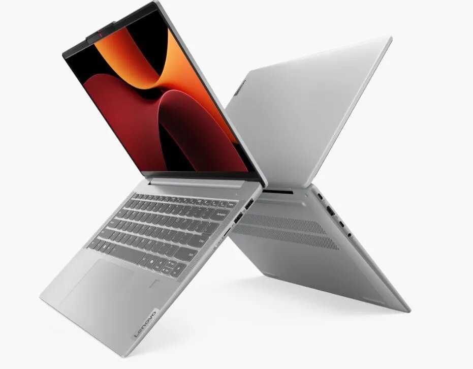 Ноутбук Lenovo Ideapad Slim 5 OLED 14AHP9 14", Ryzen 7 8845HS, 16ГБ, SSD1ТБ, Radeon Graphics, NoOS, (83DB0019RK), серый