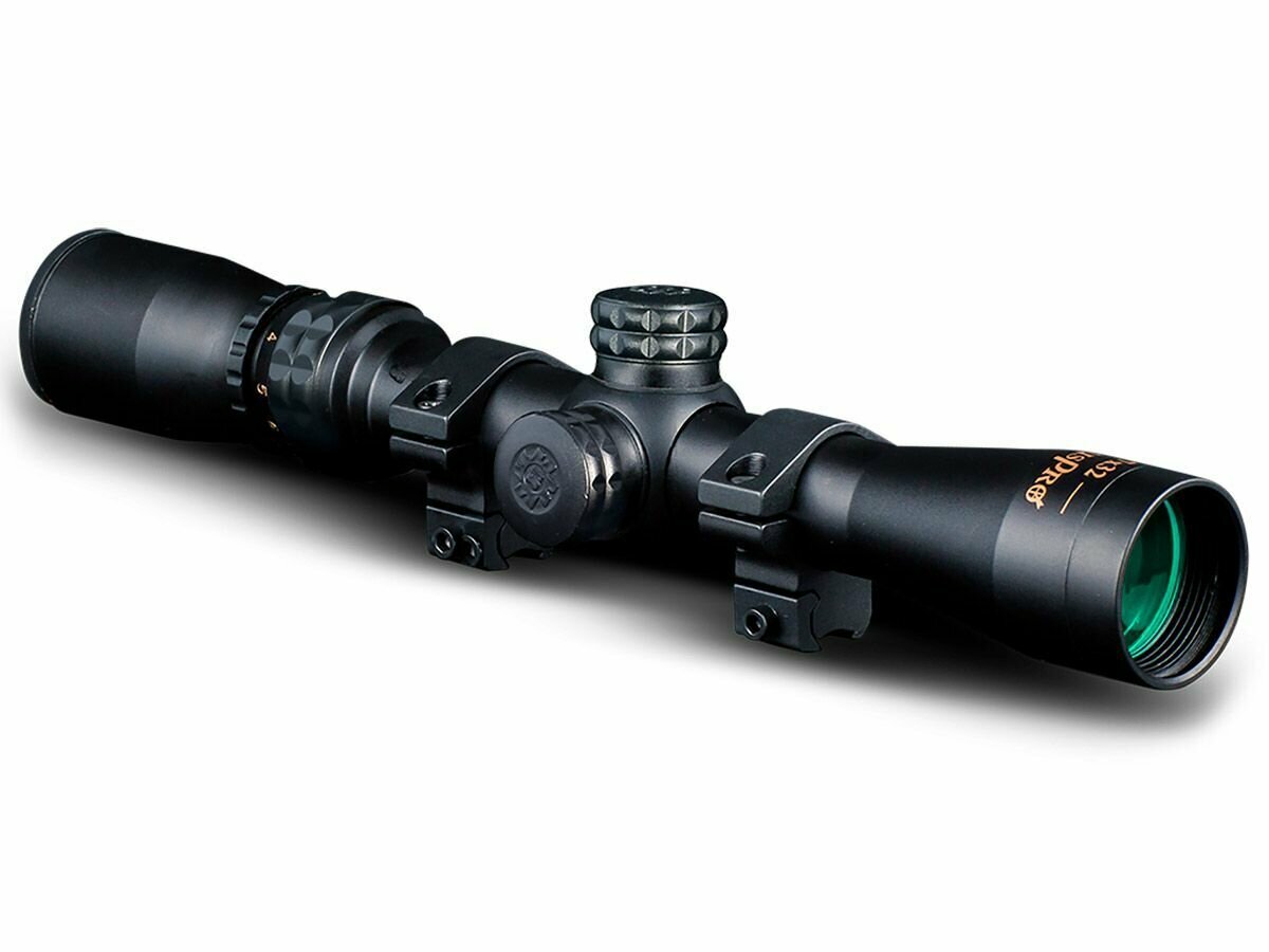 Прицел оптический Konuspro 2-7x32, сетка 30-30, кольца на призму 11мм