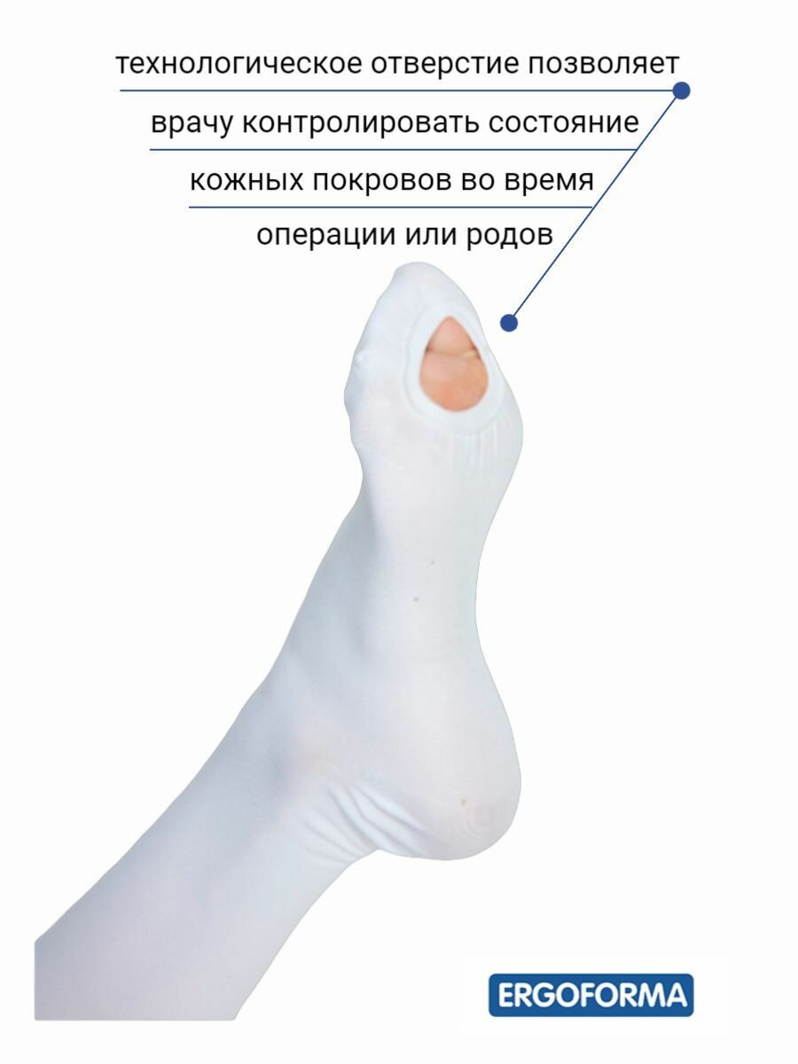 Картинки Антиэмболические чулки ERGOFORMA EU-257, 1 класс (размер 2)