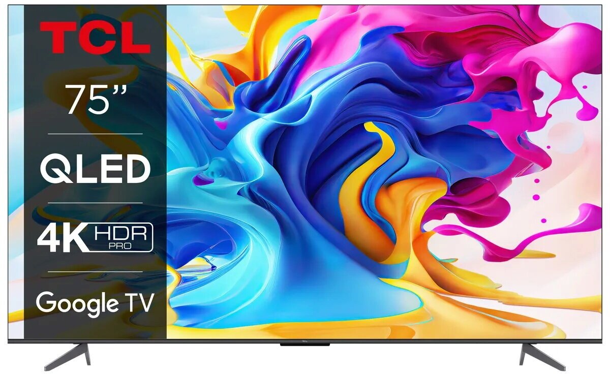 Телевизор TCL 75C645 4K UHD Google TV SMART QLED — фото 1