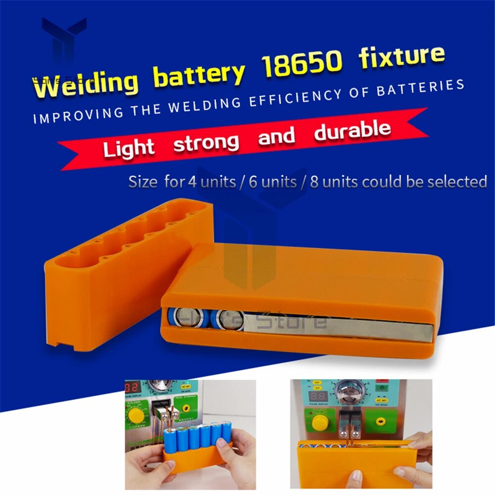 Изображение Фиксирующий кронштейн для точечной сварки 18650, 4-hole fixture