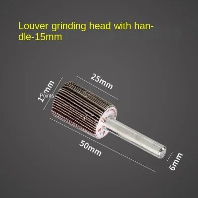 16-80 мм зернистость 80 шлифовальный лепестковый круг абразивный шлифовальный круг аксессуары для Dremel наждачная бумага инструменты для полировки хвостовик 6 мм для дрели 15MM 120Grit