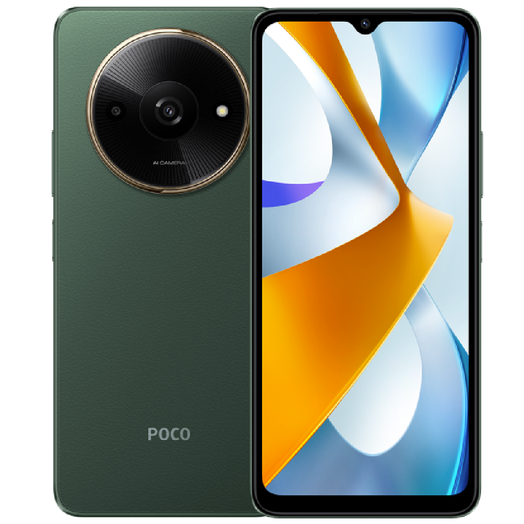 Смартфон Xiaomi Poco C61 3/64Гб, Dual nano SIM, Global для РФ, Green