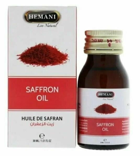 Hemani Масло шафрана для добавления в косметические средства Saffron oil, 30 мл