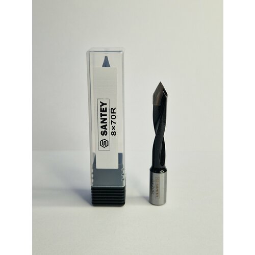 Сверло сквозное присадочное правое SANTEY D8*70 RH SNT0870RV для ЛДСП, МДФ