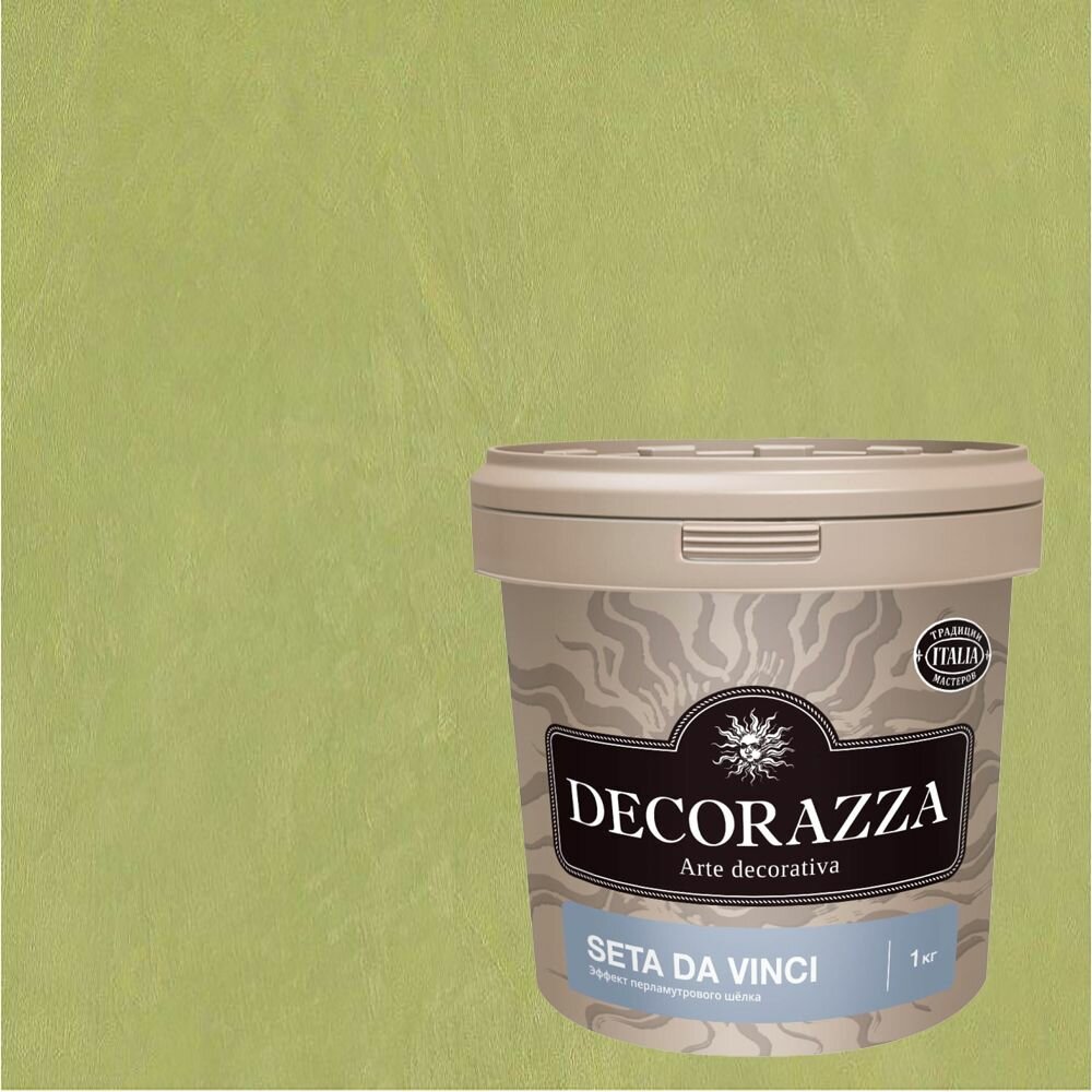 Декоративная штукатурка с эффектом перламутрового шёлка Decorazza Seta Da Vinci (1кг) SD 11-31