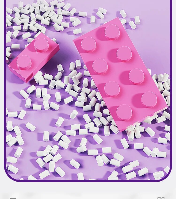 Конструктор Bricks "Девочка-Стич", Лего Стич девочка, 197 деталей. — фото 1