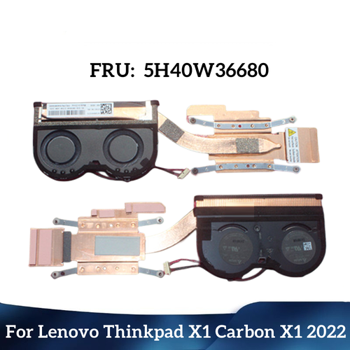 Для ноутбука LenovoThinkpad X1 Carbon X1 2022 Вентилятор охлаждения процессора Радиатор 5H40W36680 Быстрая доставка 8310₽