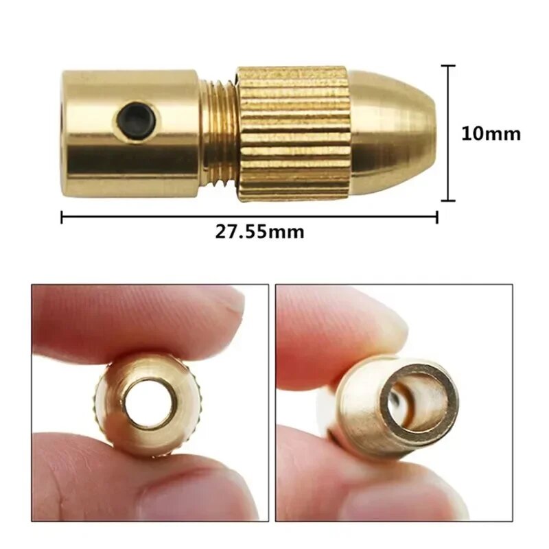 Патроны И Переходники Для Электроинструмента Латунные цанги Dremel 7 шт. 2,35/3,17/4,05/5,05 мм, 7pcs 2.00mm