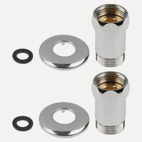 Изображение товара Американка прямая 1"х1" с внутренней-наружной резьбой AV ENGINEERING 2 штуки (AVE156005-1)