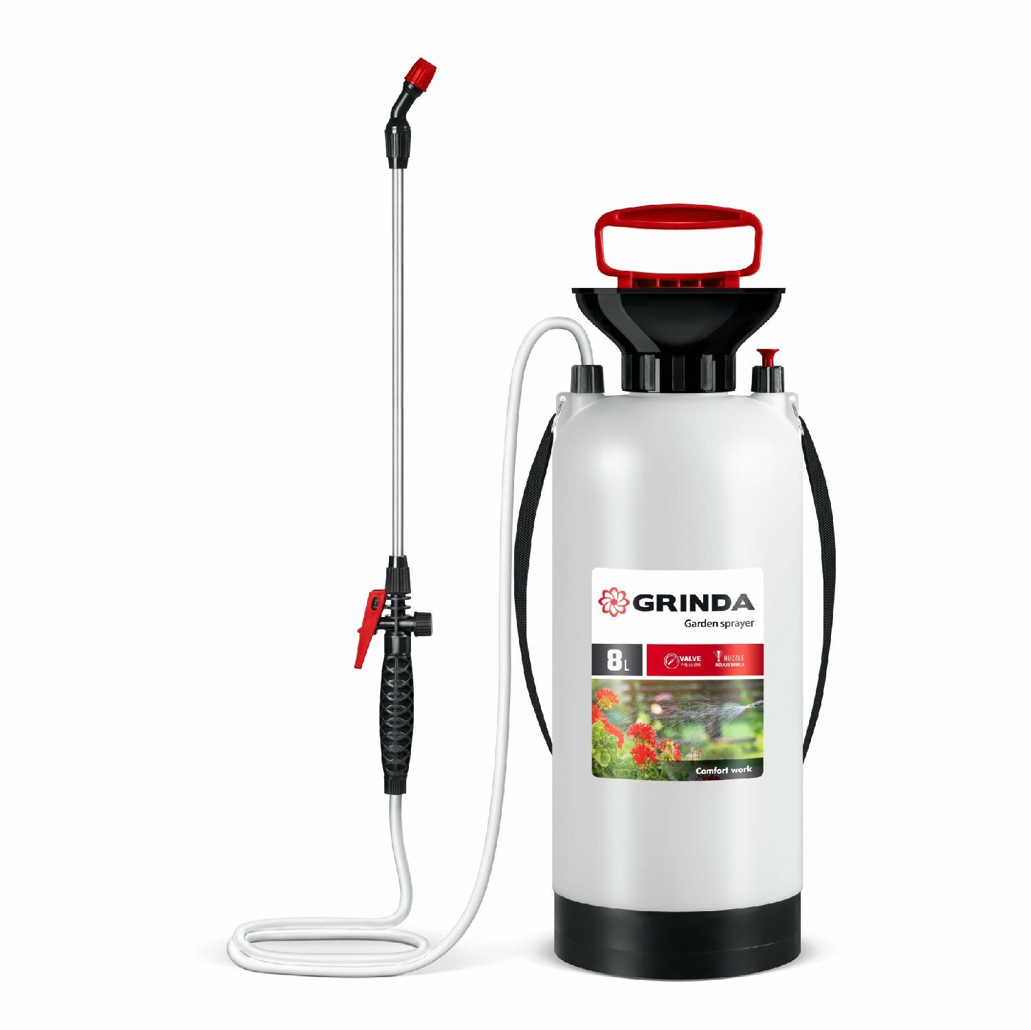 GRINDA TS-8 8 л широкая горловина устойчивое днище переносной опрыскиватель (8-425117) (8-425117_z03)