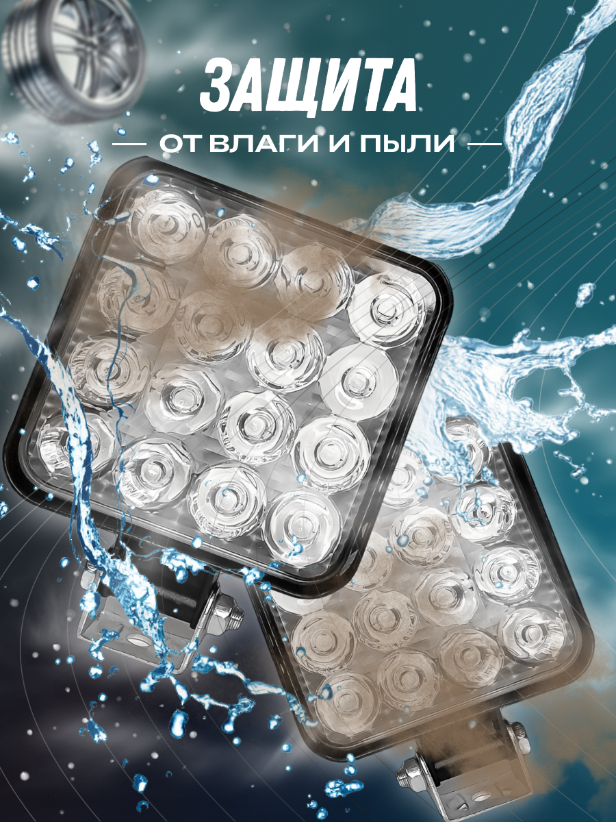 Фсо вспышки, противотуманные фары, светодиодные вспышки, ФСО мини, туманки Ваз 2110 - 2114 - Led фсо 2 шт — фото 1