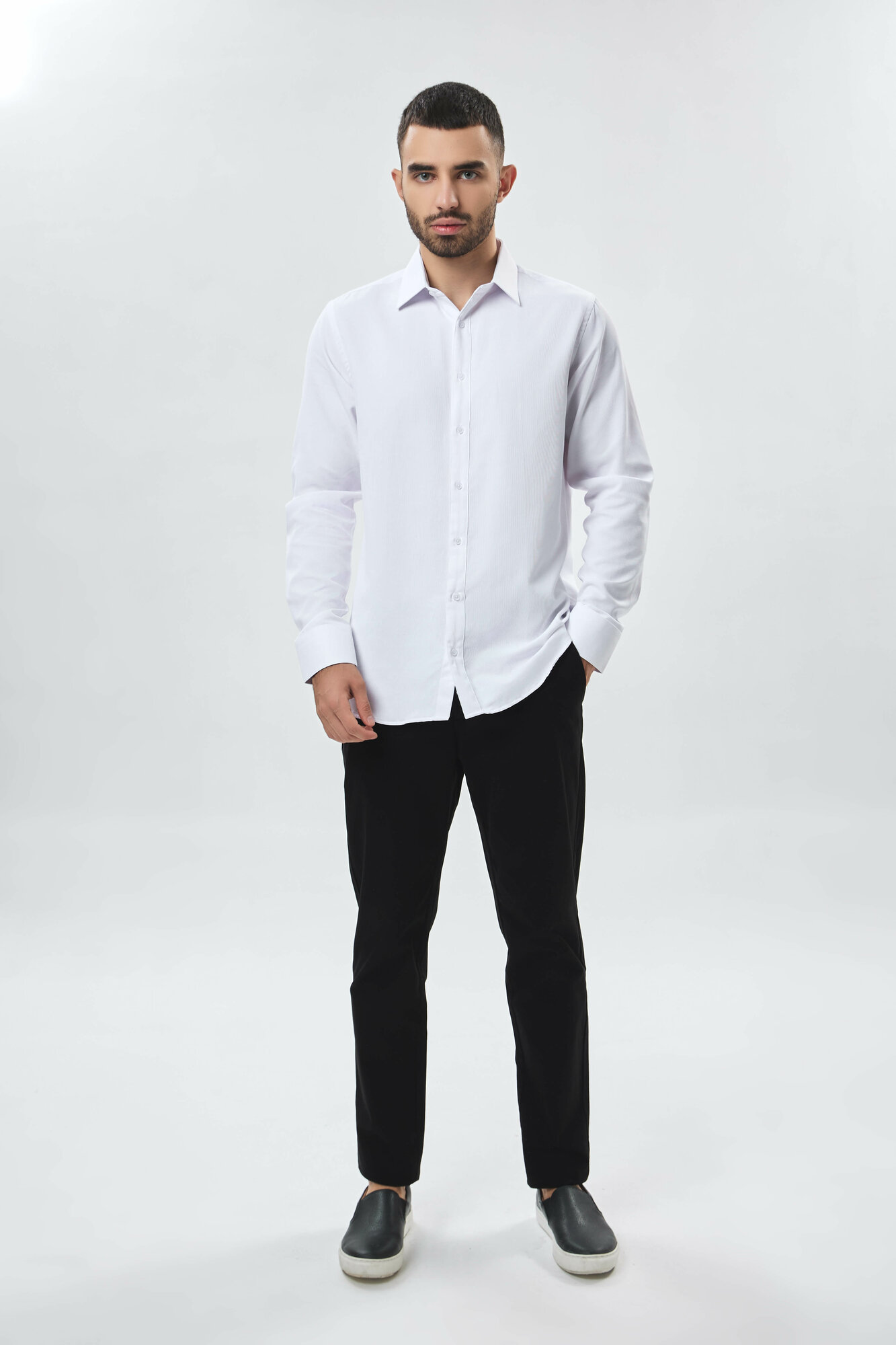 Рубашка TERRA PRO, размер XS, white