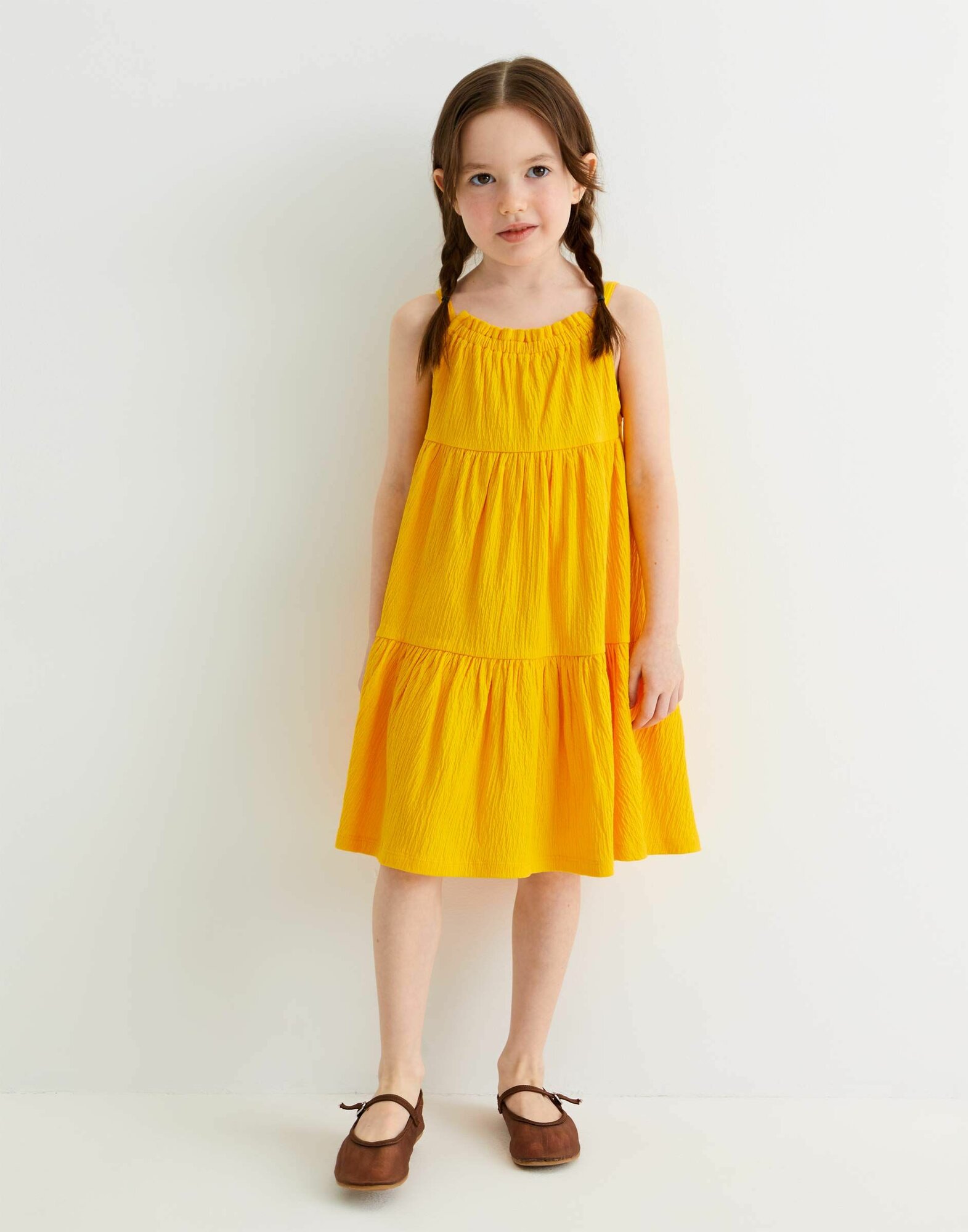 Платье Gloria Jeans комплект размер 2-4г/104 Желтый